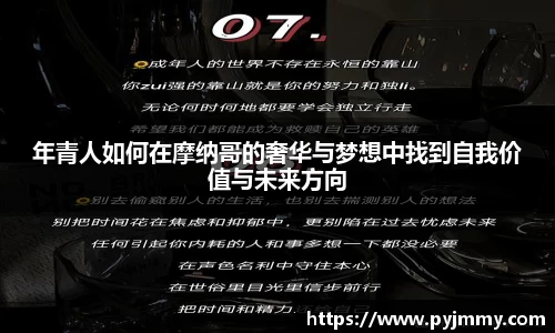 年青人如何在摩纳哥的奢华与梦想中找到自我价值与未来方向